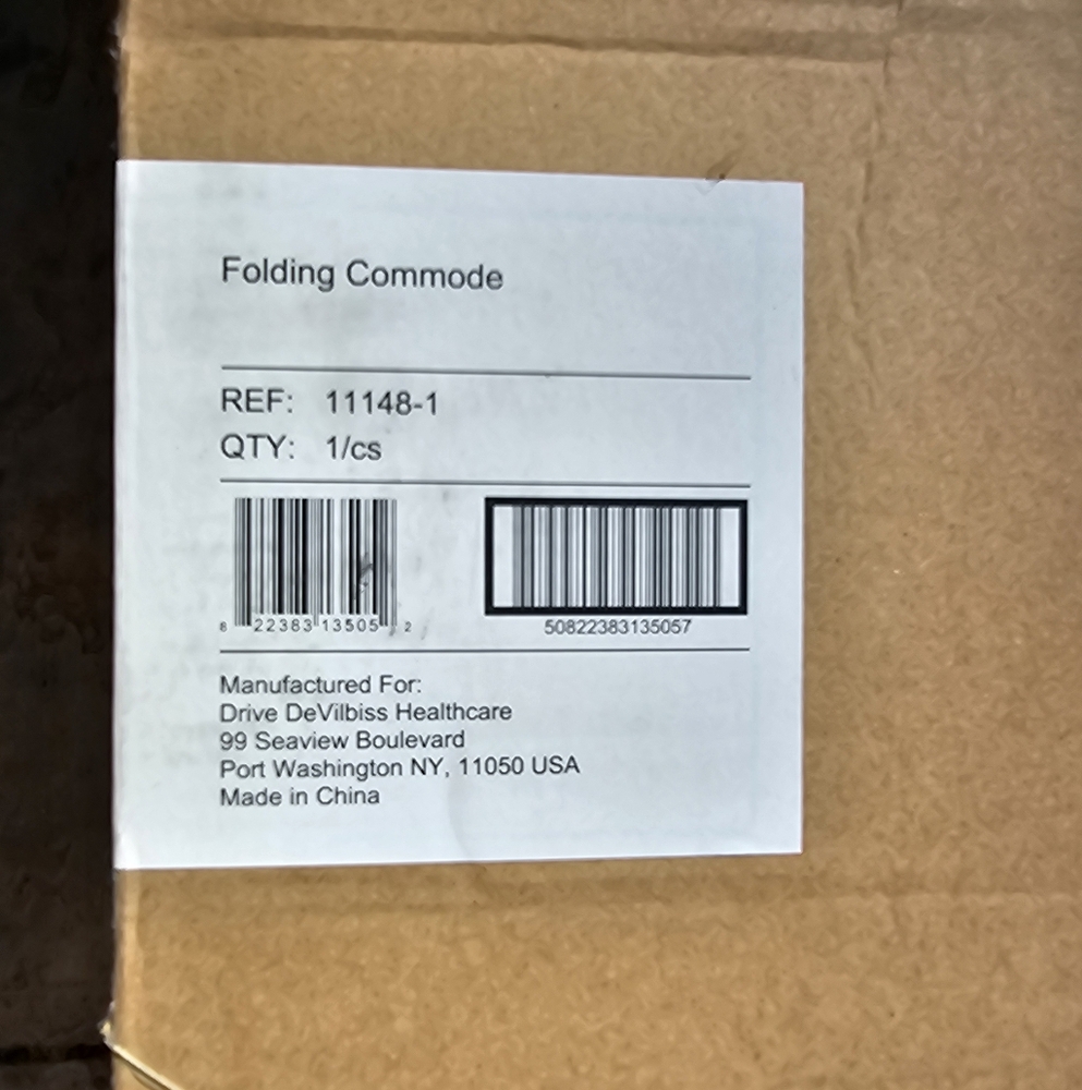 Folding Commode NEW - Picture 3 of 7